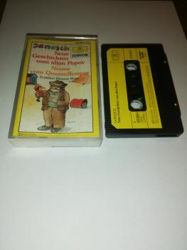 Neue Geschichten vom alten Popov Neues vom Quasselkasper Janosch Schwarz mit Gelben Aufkleber 423369-4 Deutsche Grammophon